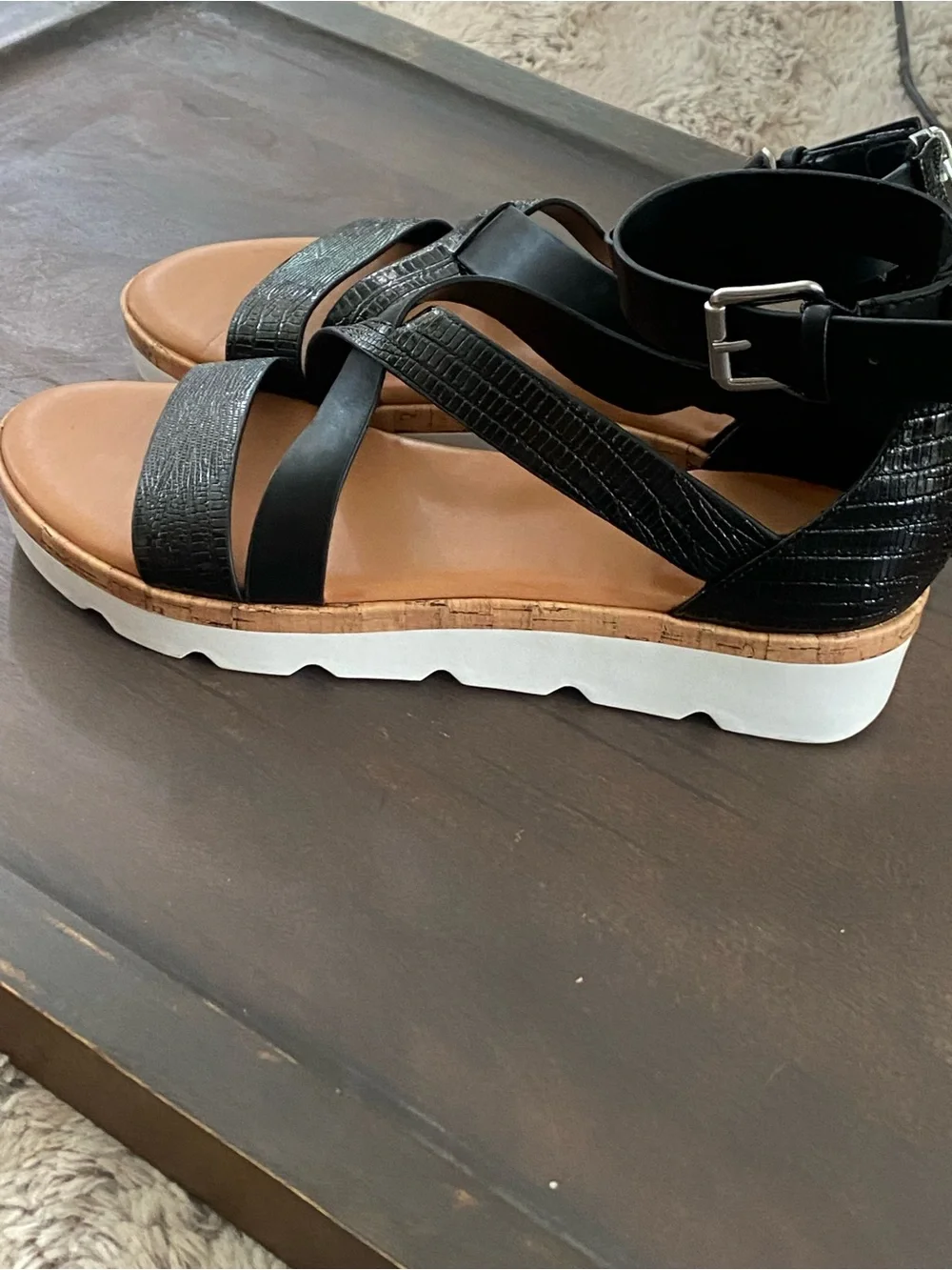 Nine West Black BEEME3 Sandals - Picture 7 of 10